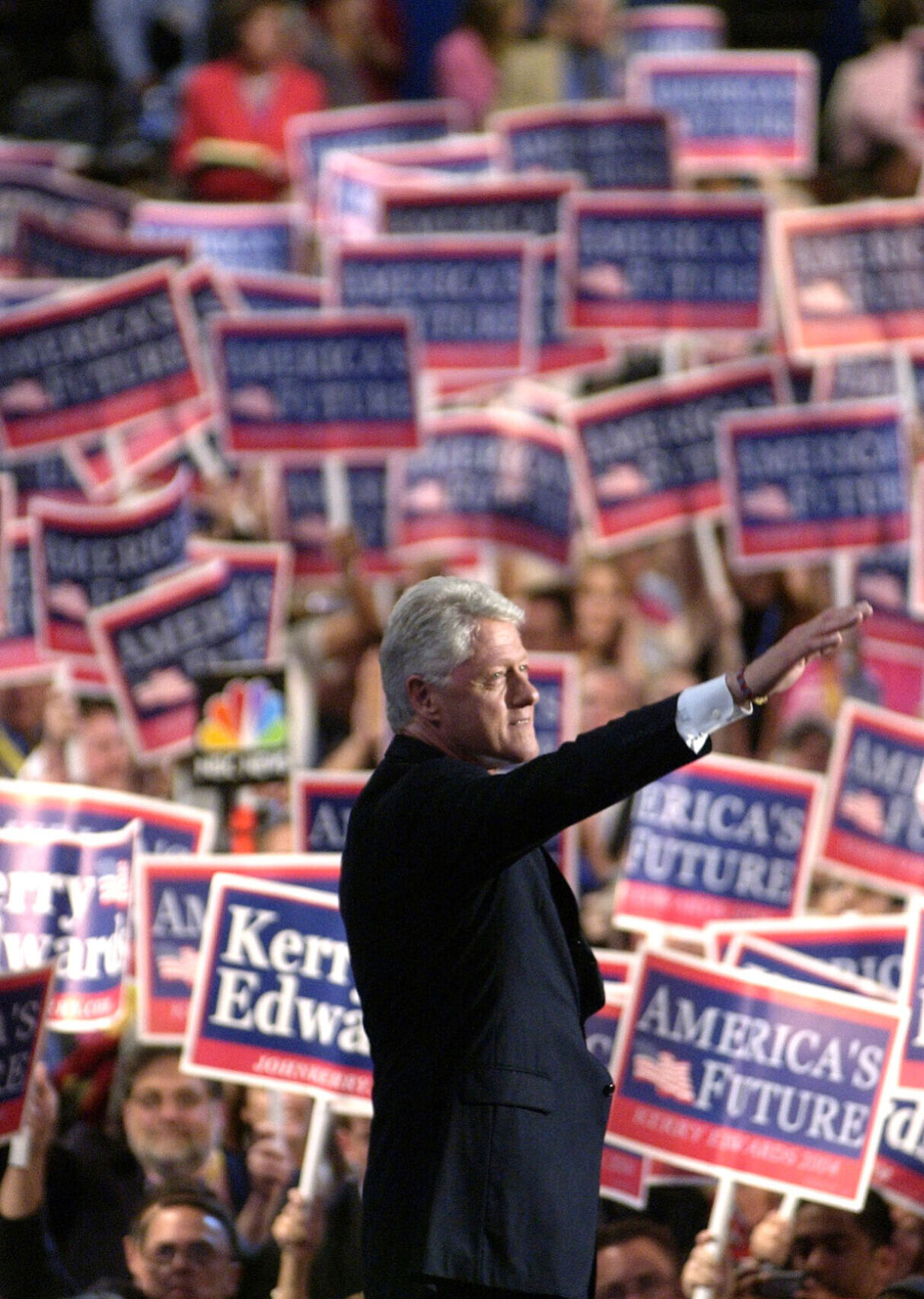 2004: Speaks at Democratic National Convention